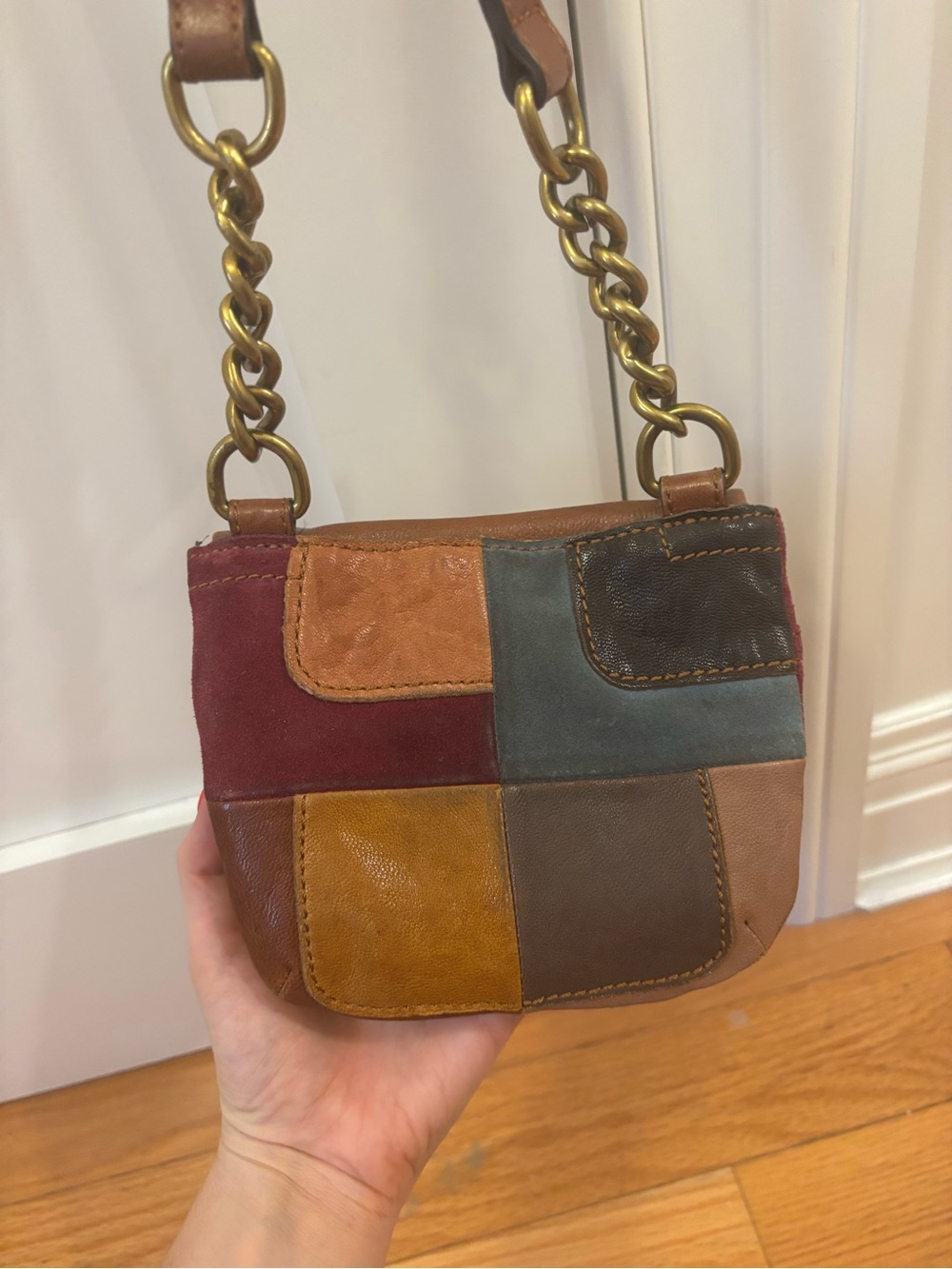 Fossil Multicolor Patchwork crossbody bag - Picture 3 of 4